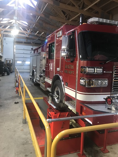 Fire truck alignment